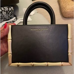 Brandon blackwood bamboo bag in black